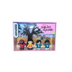 Fisher Price Netflix Squid Game Little People Collector Figure Set Of 4